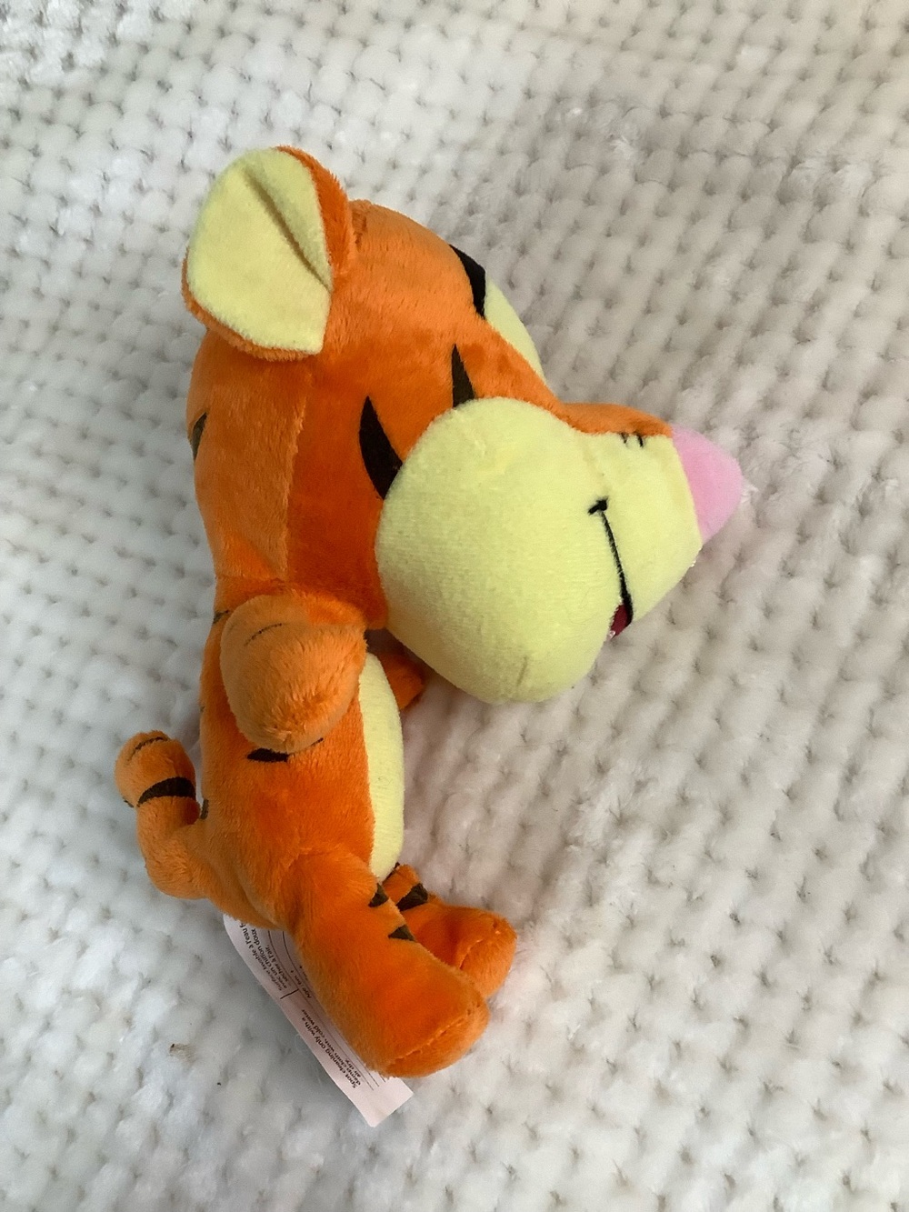 Disney Orange Tigger Plush Big Head with Pink Nose Stuffed Animal Toy - Picture 6 of 14